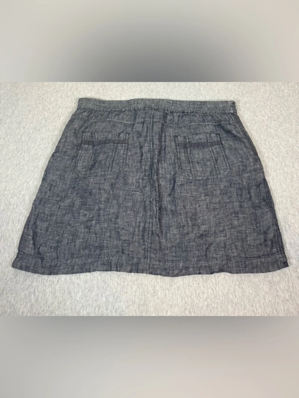 Max Studio 100% Linen Skirt 💙 Women’s Large‎